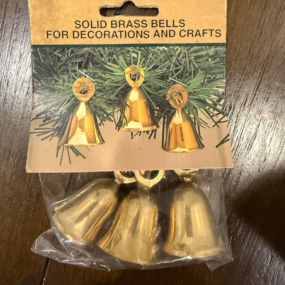 Solid Brass Bells for Decorations and Crafts